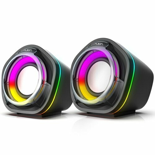 Колонки Aula N-107 питание от usb 6 Вт - подстветка пульт 222800₽