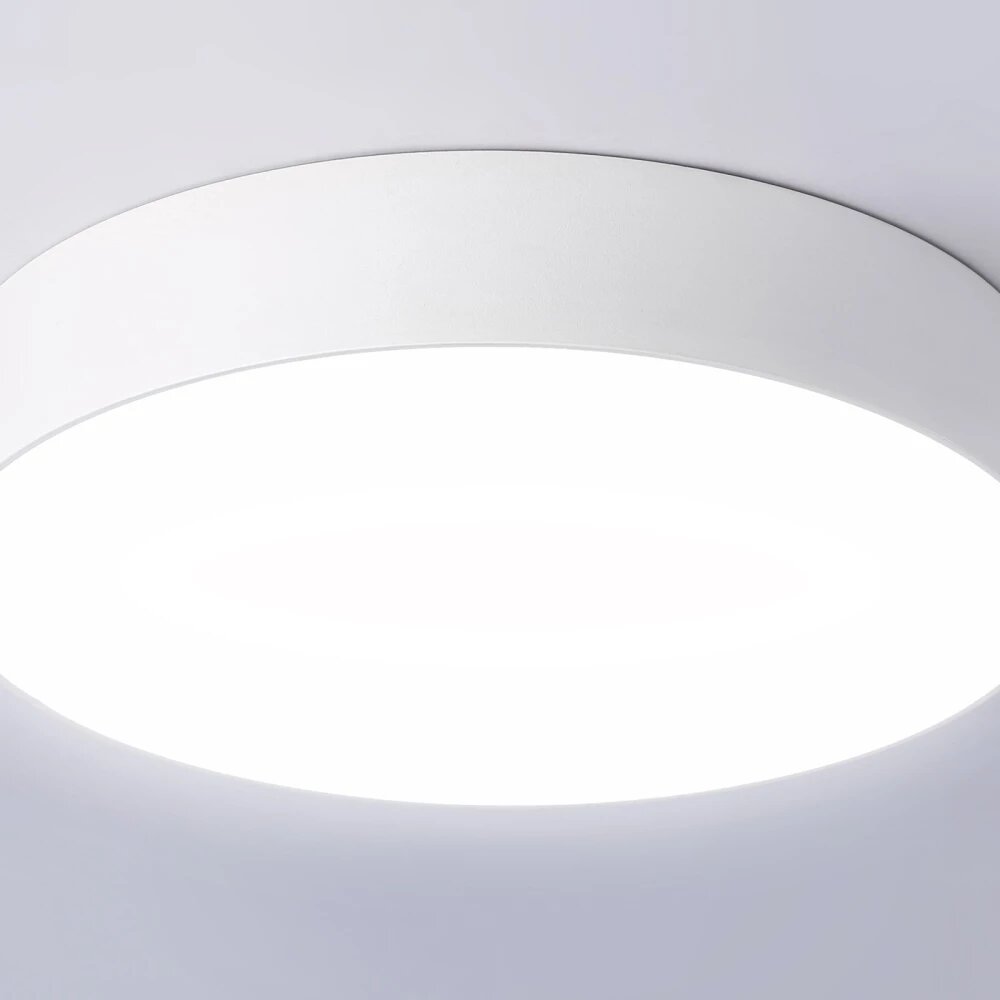 Потолочный светодиодный светильник FV5524 WH белый LED 35W 4200K D300*58 (Без ПДУ)