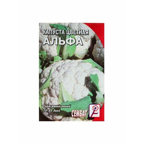 Семена Капуста цветная Альфа, 0,3 г семена капуста цветная гарантия 0 5 г белая упаковка седек