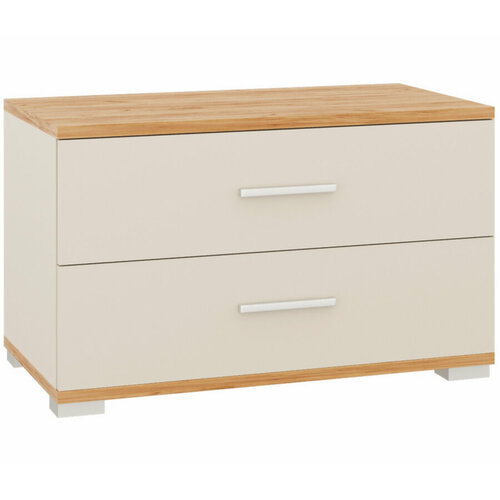 Прикроватная тумба Woodville Кассандра дуб крафт золотой кашемир 3570₽