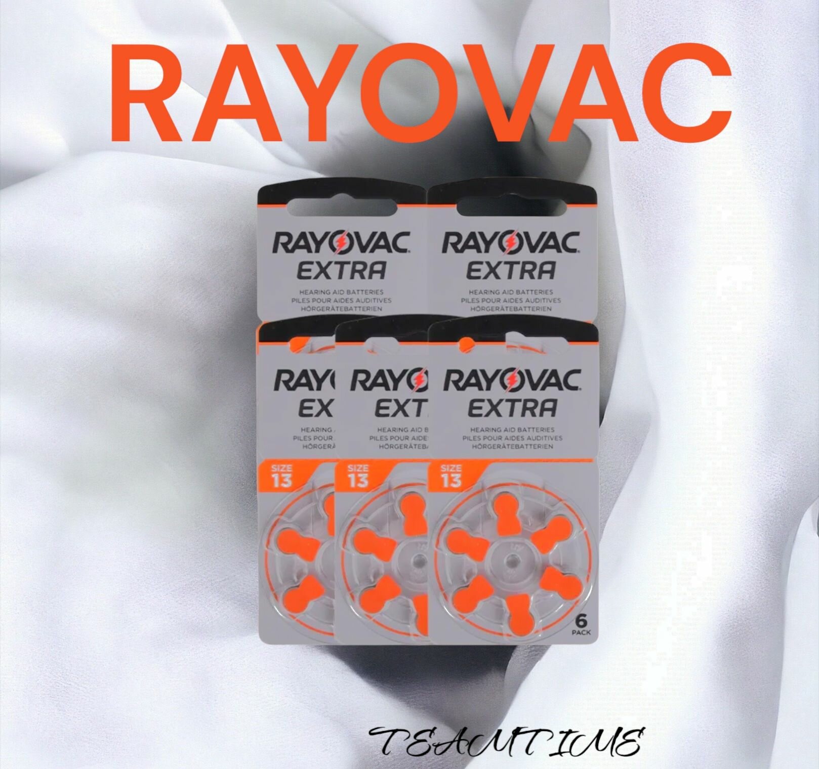 Батарейка RAYOVAC EXTRA ZA13, для слуховых аппаратов 30 шт.