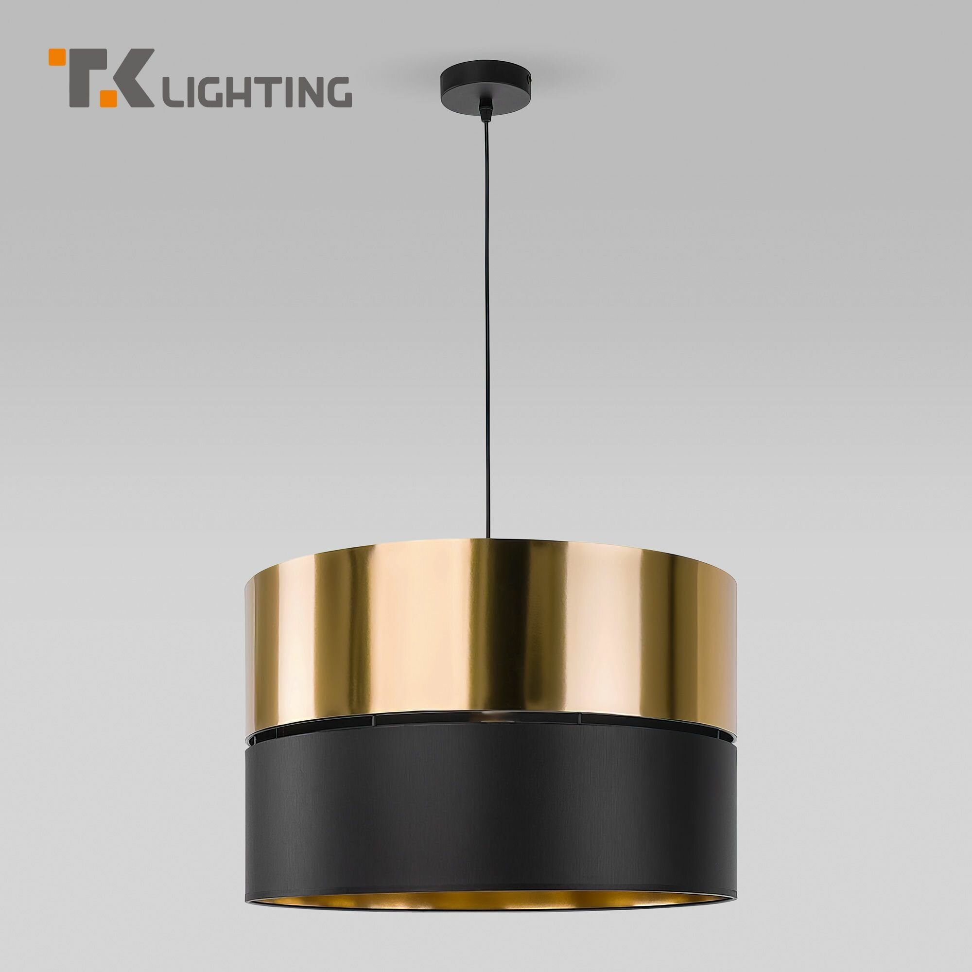 Подвесной светильник TK Lighting 524 Hilton, цвет золото / черный