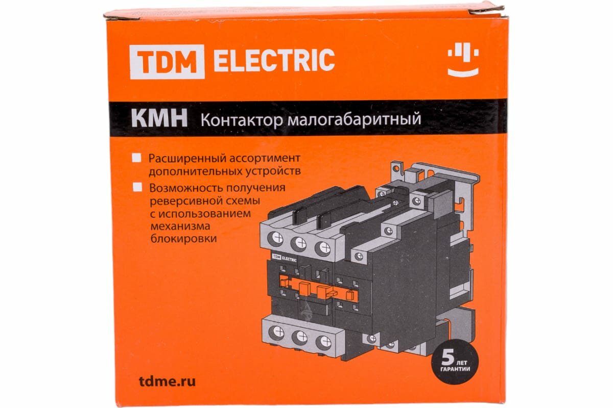 Контактор модульный TDM Electric КМН-48012 80А 220В 1НО; 1НЗ