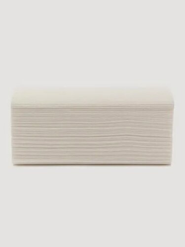 Изображение товара Полотенца бумажные листовые V сложения 1 слой, 20 упаковок по 250 листов