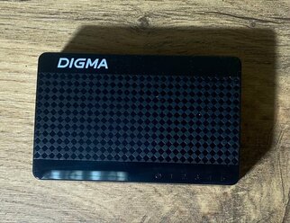 Коммутатор Digma DSW-305FE 5портов LAN Ethernet (черный)