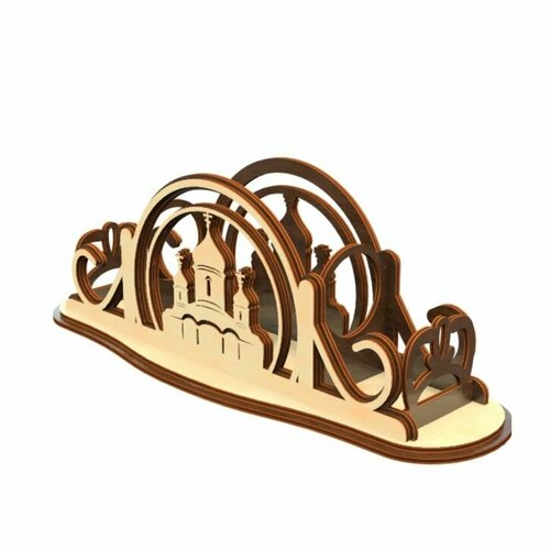 Подставка пасхальная под салфетки, салфетница Церковь