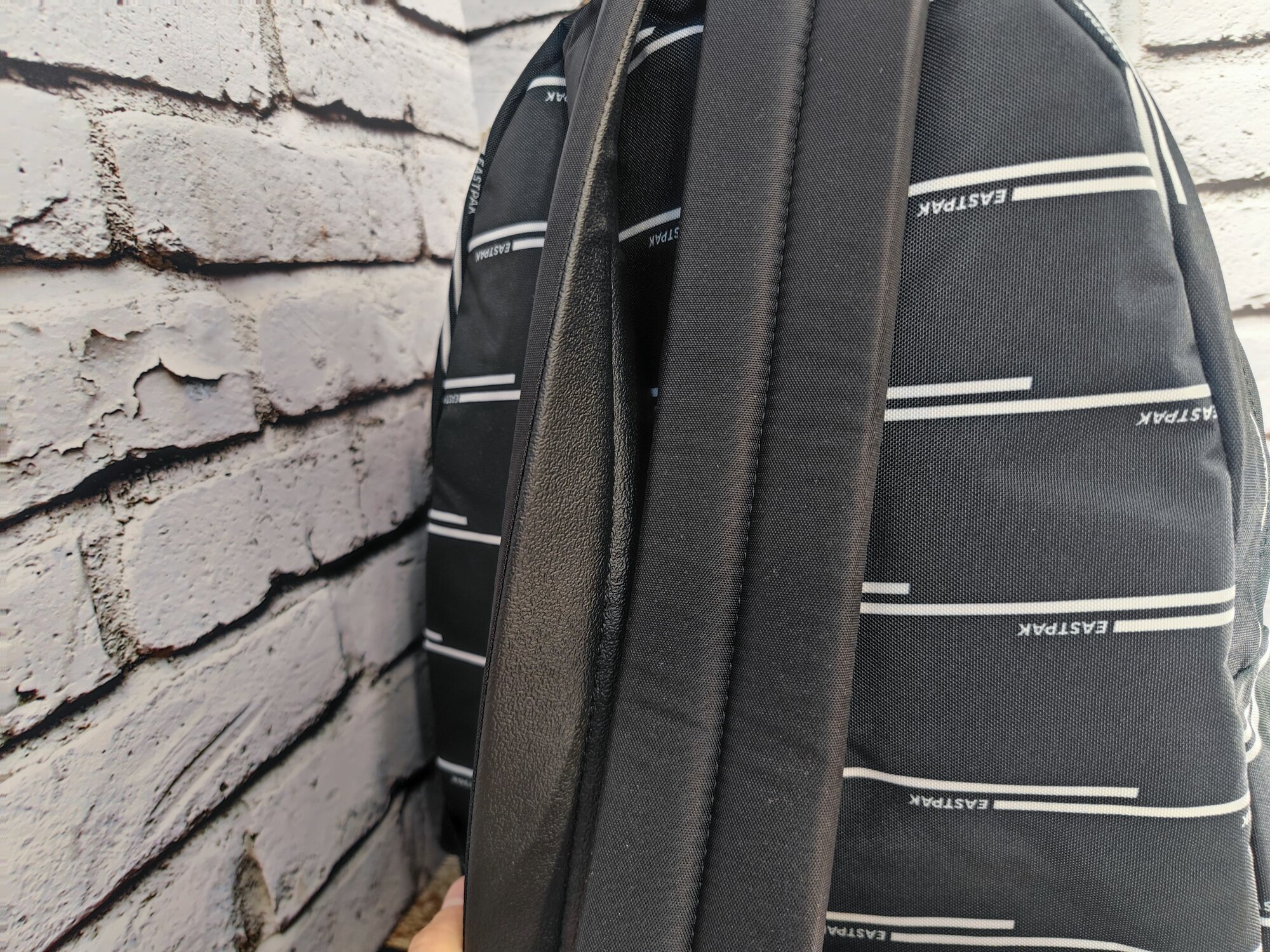 Рюкзак Eastpak Padded Pak'R Чёрный с полосками