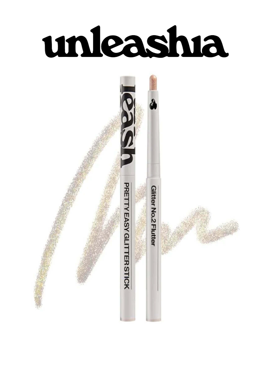 Сияющие тени для век в карандаше Unleashia Pretty Easy Glitter Stick — 2 Flutter