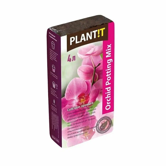 PLANT! T Кокосовый брикет Орхидея 4 л