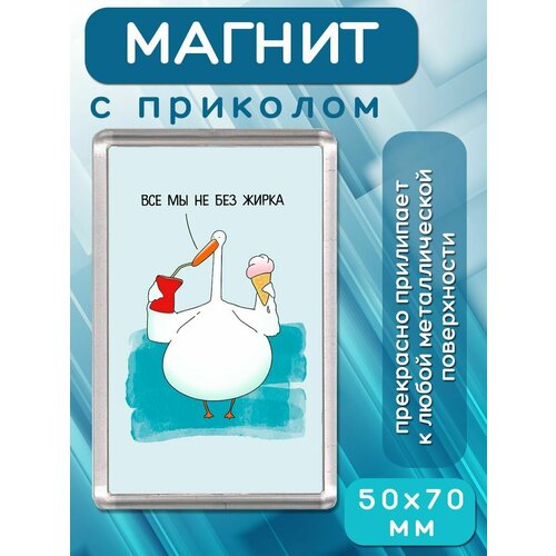 Магнит Все мы не без жирка 210₽