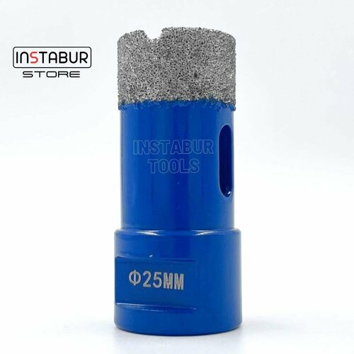 Коронка алмазная 25мм на УШМ М14 Instabur Tools 1200₽
