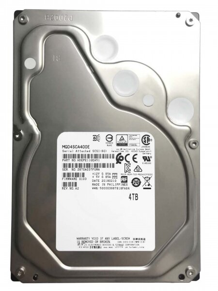 Жесткий диск Toshiba MG04SCA400E 4Tb 7200 SAS 3,5" HDD