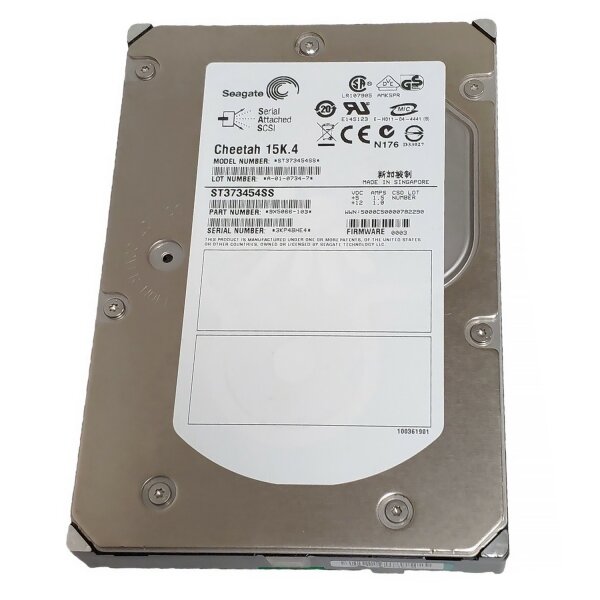 Жесткий диск Seagate ST373454SS 73Gb SAS 3,5" HDD