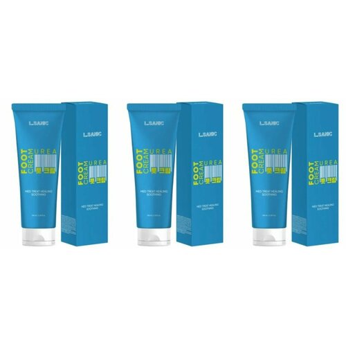 Крем для ног смягчающий L.Sanic With Urea, с мочевиной, 100 мл, 3 шт