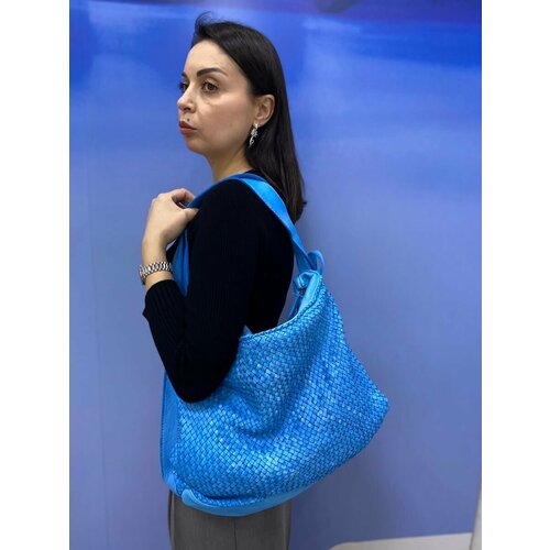 Сумка , фактура гладкая, синий рюкзак сумка mandala из натуральной кожи