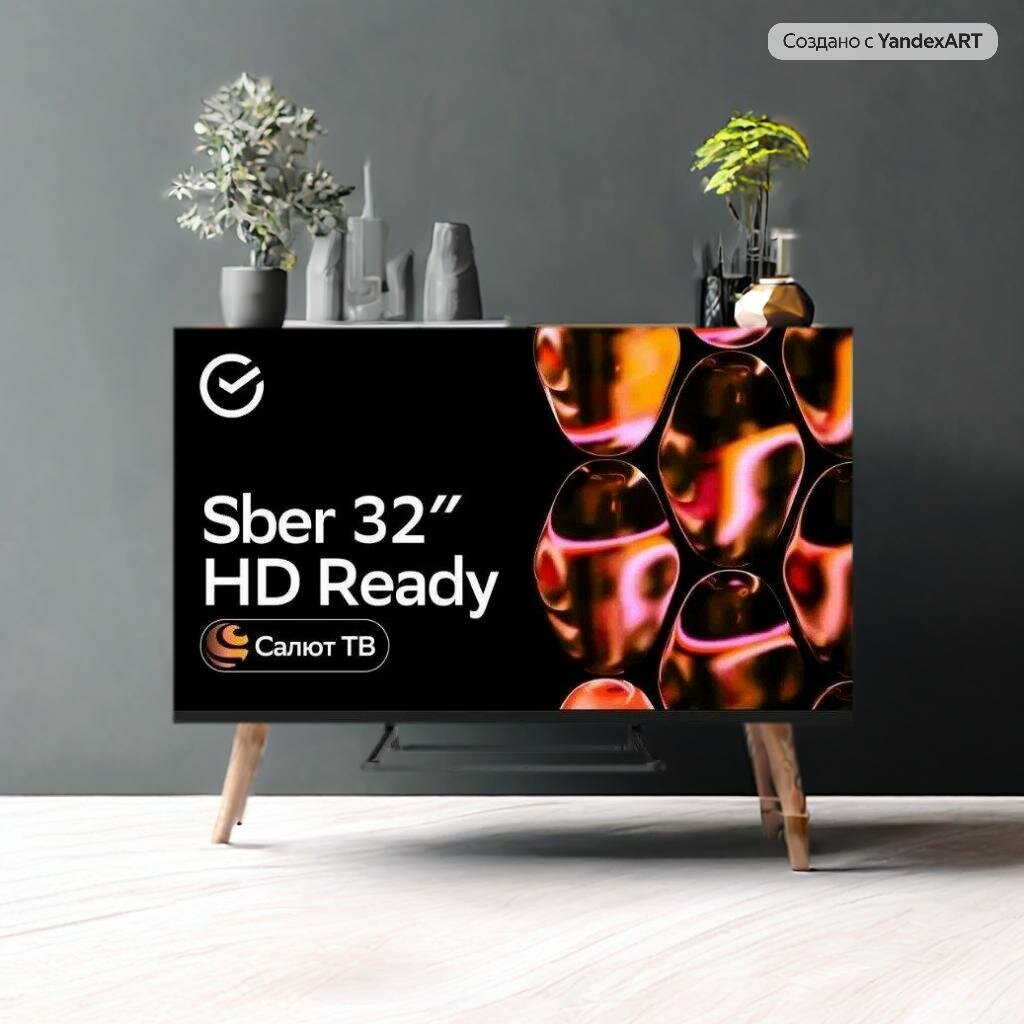 Телевизор Sber SDX-32H2128 Smart TV Умный дом Sber голосовое управление