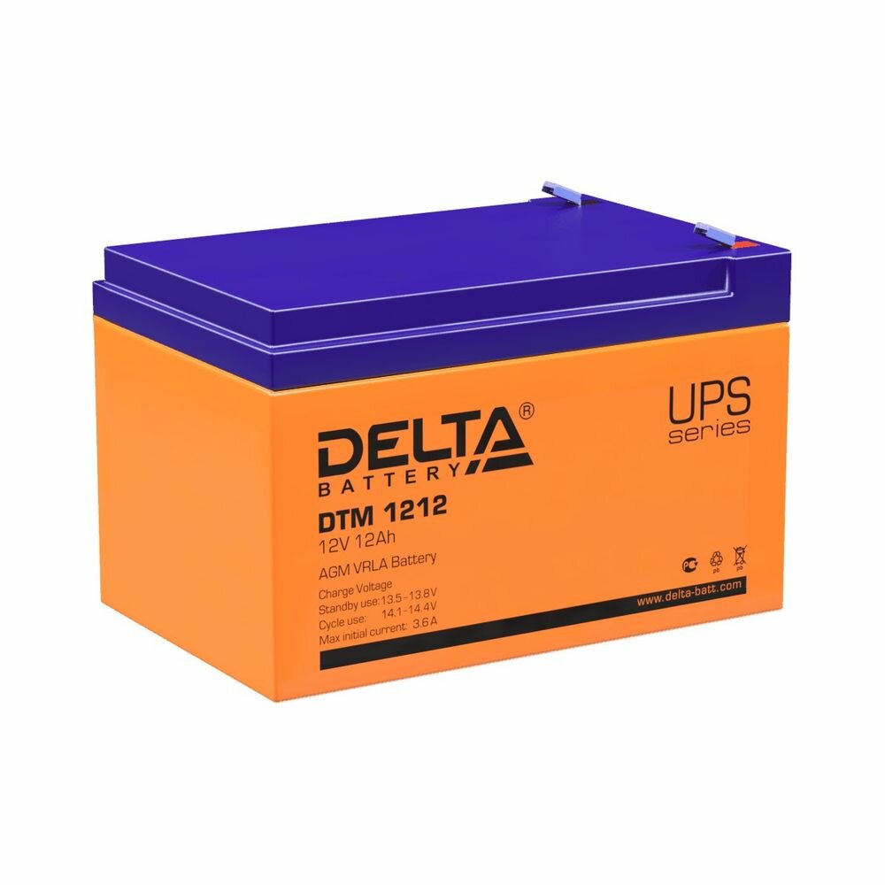 Аккумуляторная батарея Delta DTM 1212 (801233)