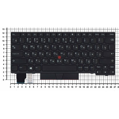 Клавиатура для ноутбука Lenovo X280 черная клавиатура для ноутбука lenovo x280 черная с подсветкой и указателем