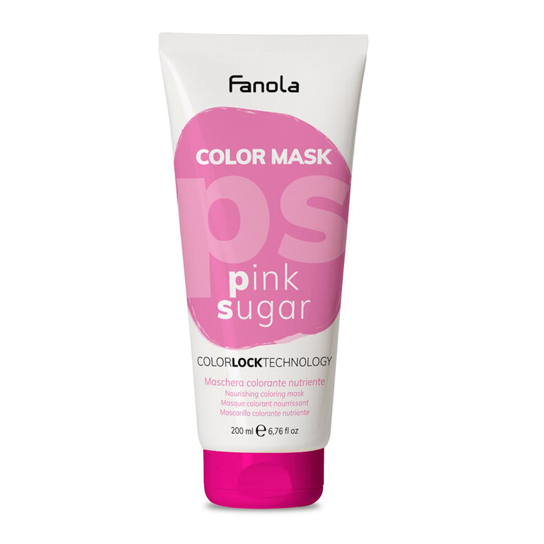 Оттеночная маска для волос розовая 200 мл FANOLA Color Mask PINK SUGAR/200 мл