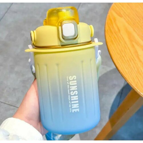 Бутылка с трубочкой 1000 мл