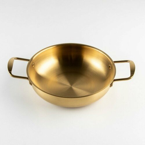 Сотейник d22 см h65 толщина 1 мм 201 сталь цвет золотой 1389₽