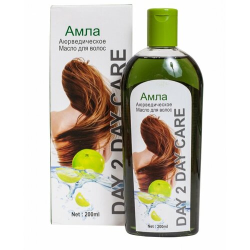 Ayurvedic Hair Oil AMLA Day 2 Day Care Аюрведическое Масло для Волос амла Дэй Ту Дэй Кэр 200 мл 647₽