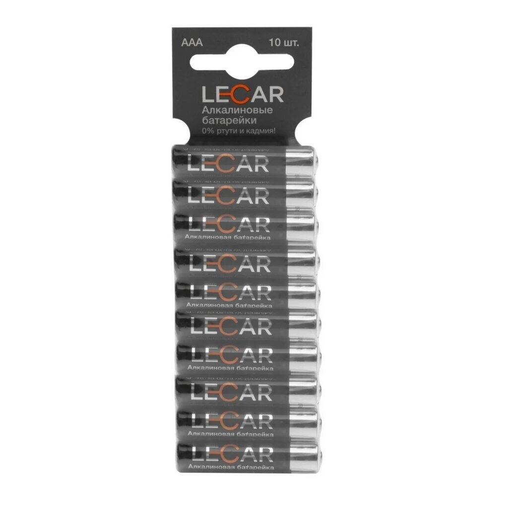 Батерейка Lecar LECAR000033106 LR03/AAA щелочная в блистере, 10