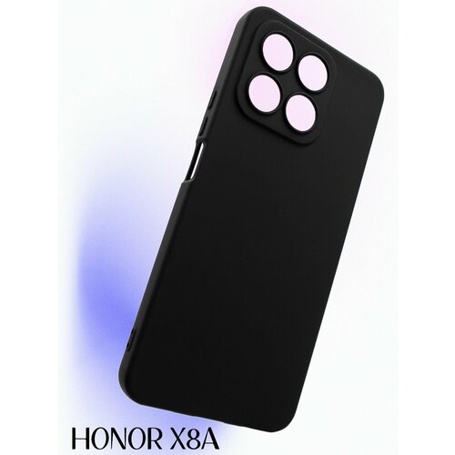 Силиконовый чехол для Huawei Honor X8A, черный