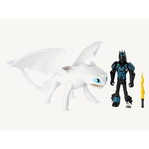 Как приручить дракона Фигурки Дракон Белая Фурия и викинг Иккинг 1150₽