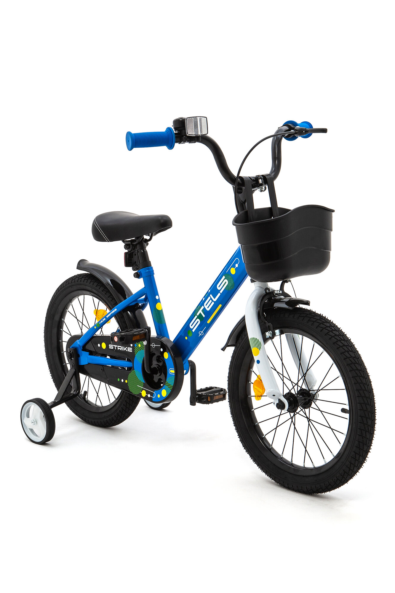 Велосипед детский 16" Stels Strike VC Z010 Синий для девочки и мальчика на рост 100-125 см от 4 до 6 лет