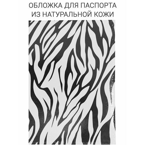 Обложка для паспорта Elole Design 787932, черный, белый printio обложка для паспорта зебра