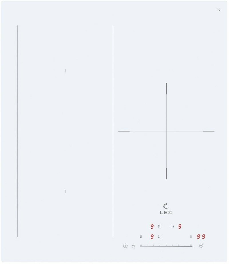Индукционная варочная панель LEX EVI 431A WH, независимая, белый