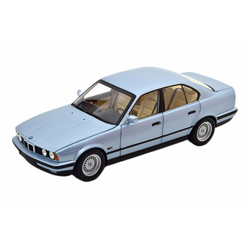 BMW 535I E34 saloon 1988 light blue metallic / бмв 5-Й серии