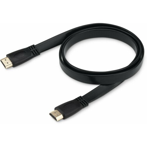 Кабель аудио-видео Buro HDMI 1.4 Flat HDMI (m)/HDMI (m) 1м. черный (BHP HDMI 1) кабель hdmi buro hdmi m hdmi m 1м hdmi v1 4 1mc