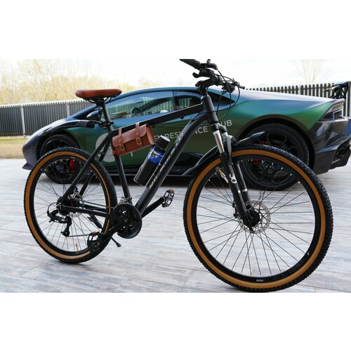 Велосипед 275 Richiesto алюминиевая рама 21 Горный ВзрослыйПодростковый Лёгкий черныйкоричневый 25900₽