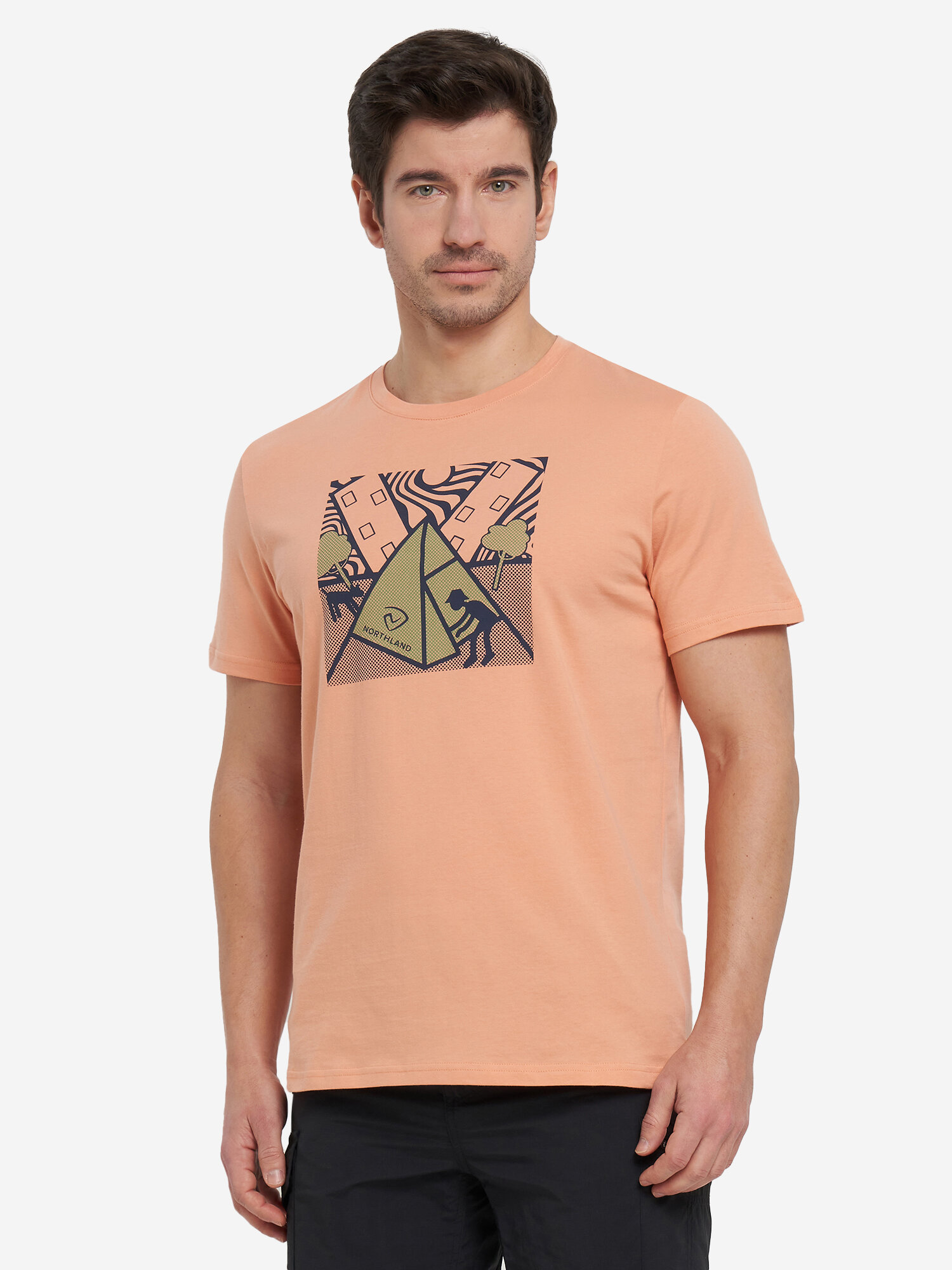 фото Футболка мужская Northland Оранжевый; RUS: 56-58, Ориг: 56-58