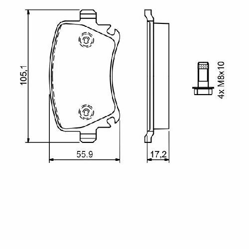 Тормозные колодки Bosch - фото №13