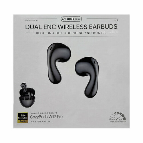 Беспроводные наушники Remax W17 Pro черный 2190₽