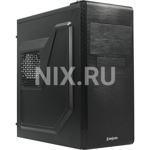 Корпус ATX Exegate EX269431RUS miditower, UN400, 120mm 2*USB, Audio, black - фото №10