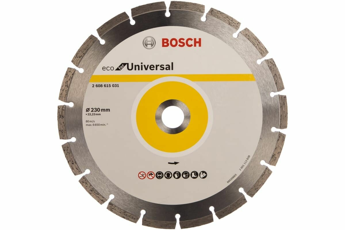 Диск алмазный ECO Universal (230х22.2 мм) Bosch