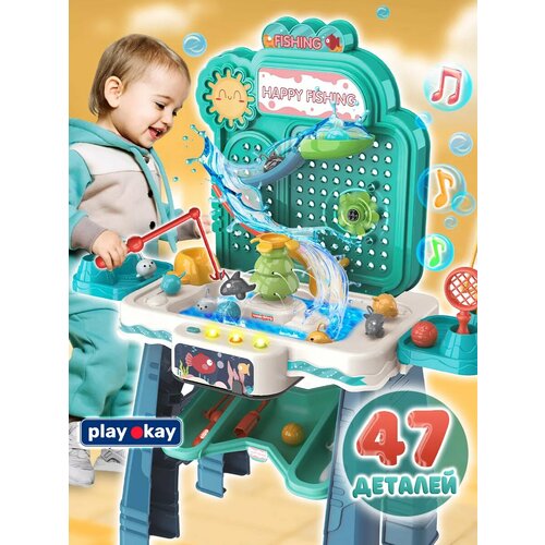 Рыбалка детская с удочкой и рыбками для детей музыкальная 2154₽