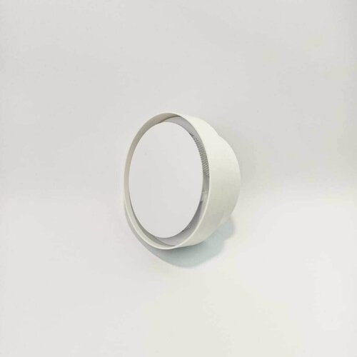 Изображение товара Диффузор теневой Visioner TDNP125W/150 белый/белая крышка с приточно-вытяжным вентилятором для натяжного потолка с регулировкой потока воздуха D 125 мм