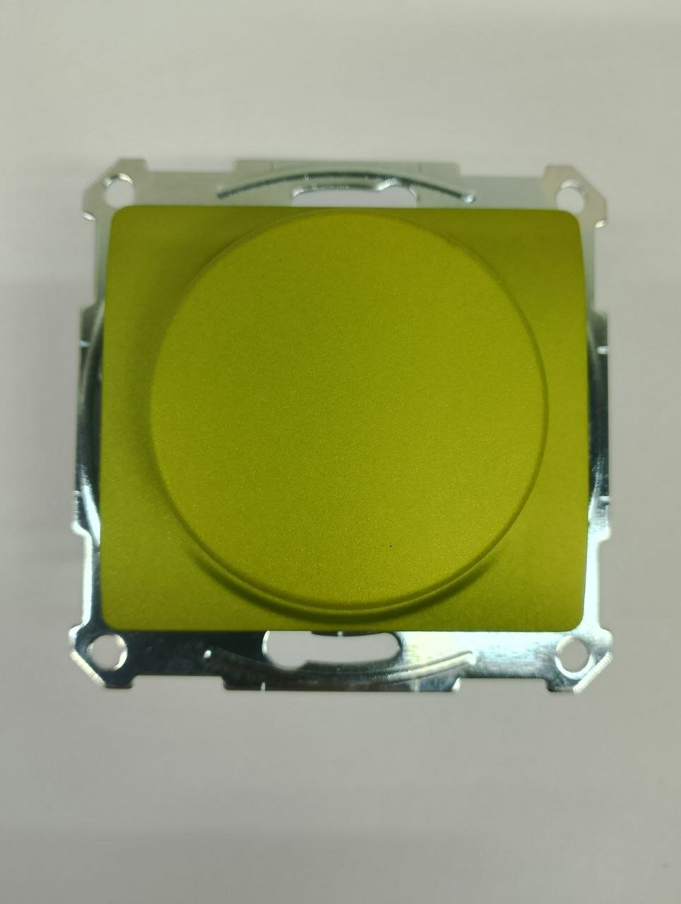 Светорегулятор поворотно-нажимной LED RC 315Вт Systeme Electric (Schneider Electric) Glossa, фисташковый - фото №7