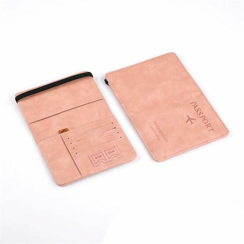 Обложка для паспорта , розовый — фото 1