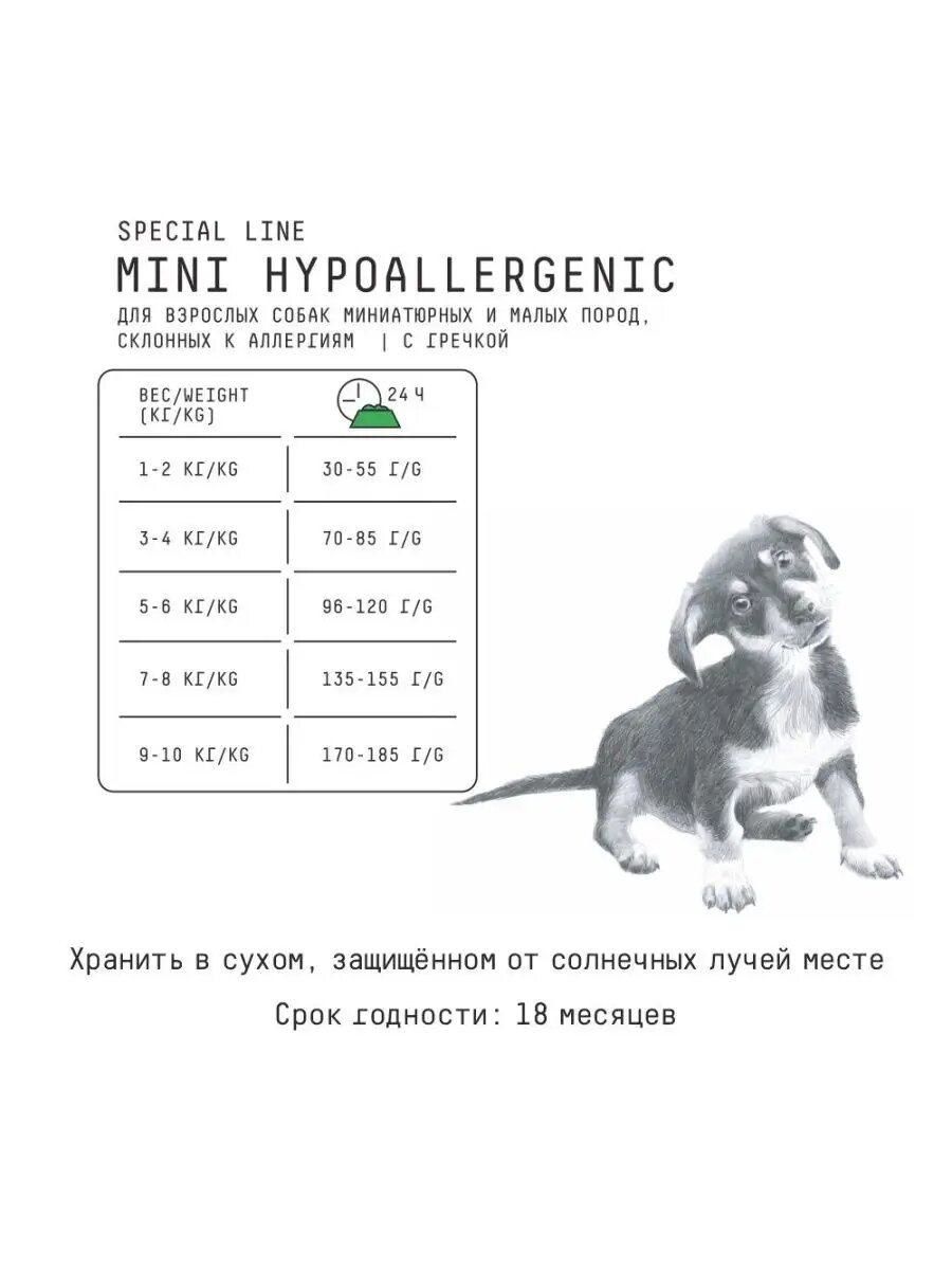 Сухой корм Айо Ajo д/собак Гипоаллердженик мини с гречкой 2 кг