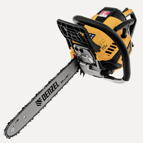 Изображение товара Пила бензиновая цепная Denzel DS-4516, шина 40 см, 45см3, 2,5 л. с, шаг 0,325, паз 1,5 мм, 64 зв/ 95236