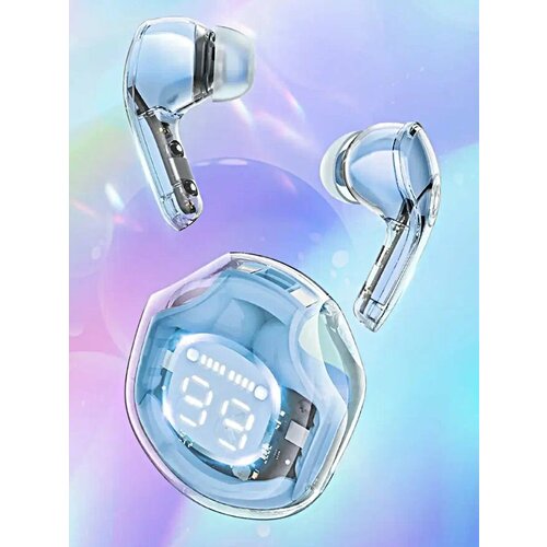 Беспроводные наушники TWS T8 ACEFAST CRYSTAL для телефона голубые 7490₽