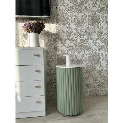 Чехол тумбочка для бутыли 19 л / Искусственный камень-столешница.