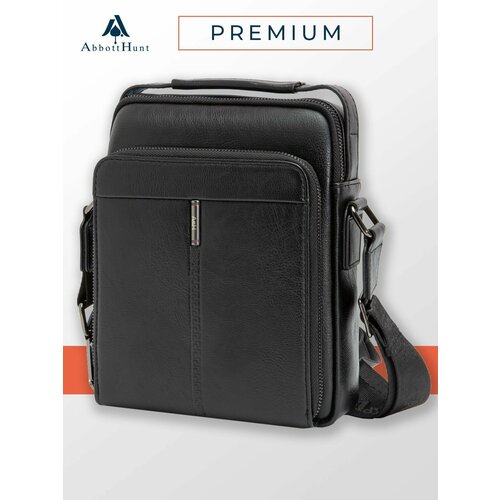 Сумка кросс-боди , фактура гладкая, черный