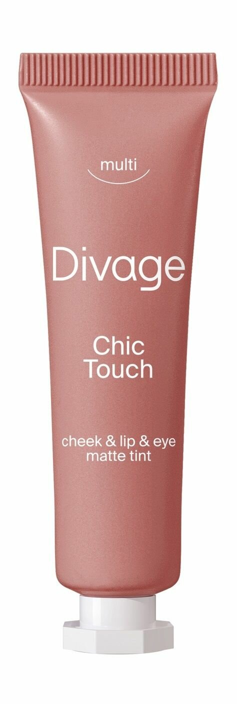 DIVAGE Кремовый тинт для щек, губ и глаз Chic Touch Matte Tint, 11 г, 04